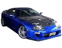 1993 - 1998 Toyota Supra Drift 2 Style Carbon Fiber Hood - VIS Racing