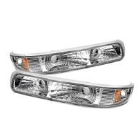 2000 - 2002 Chevy Silverado HD Euro Style Bumper Lights