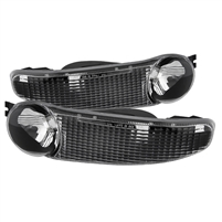 2002 - 2006 GMC Sierra Denali Bumper Lights - Black