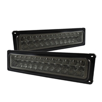 1988 - 1998 Chevy C/K Series LED Bumper Lights - Smoke