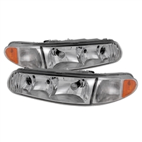 1997 - 2004 Buick Regal Crystal Headlights - Chrome