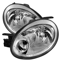 2003 - 2005 Dodge Neon Crystal Headlights - Chrome