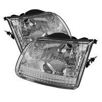 1997 - 2003 Ford F-150 Crystal Headlights - Chrome