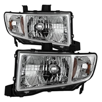 2006 - 2013 Honda Ridgeline Crystal Headlights - Chrome