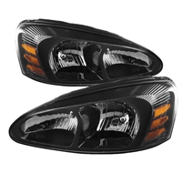 2004 - 2008 Pontiac Grand Prix Crystal Headlights - Black