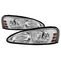 2004 - 2008 Pontiac Grand Prix Crystal Headlights - Chrome