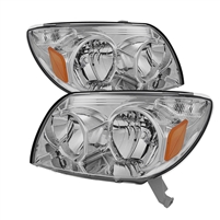 2003 - 2005 Toyota 4Runner Crystal Headlights - Chrome