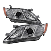 2007 - 2009 Toyota Camry OEM Style Headlights - Chrome