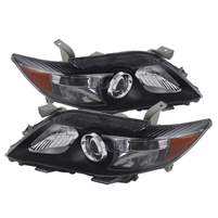 2010 - 2011 Toyota Camry Projector Headlights - Black