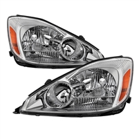 2004 - 2005 Toyota Sienna OEM Style Headlights - Chrome