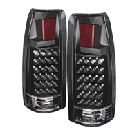 1999 GMC Yukon Denali LED Tail Lights - Black