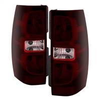 2007 - 2013 Chevy Suburban OEM Style Tail Lights - Red/Smoke