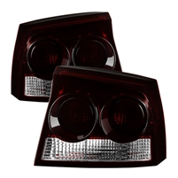 2009 - 2010 Dodge Charger OEM Style Tail Lights - Red/Smoke