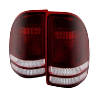 1997 - 2004 Dodge Dakota LED Tail Lights - Red/Smoke