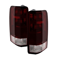 2007 - 2011 Dodge Nitro OEM Style Tail Lights - Red/Smoke