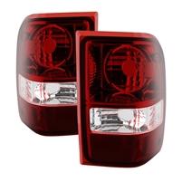 2006 - 2011 Ford Ranger OEM Style Tail Lights - Dark Red