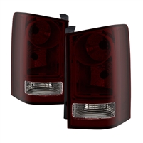 2009 - 2013 Honda Pilot OEM Style Tail Lights - Red/Smoke