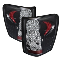 1999 - 2004 Jeep Grand Cherokee LED Tail Lights - Black