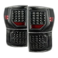 2007 - 2013 Toyota Tundra LED Tail lights - Black