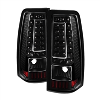 1999 - 2007 GMC Sierra V2 LED Tail Lights - Black