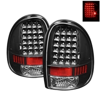 1998 - 2003 Dodge Durango LED Tail Lights - Black