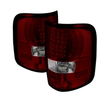 2004 - 2008 Ford F-150 Styleside LED Tail Lights - Red/Clear