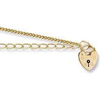 Heart Lock Necklace Charm