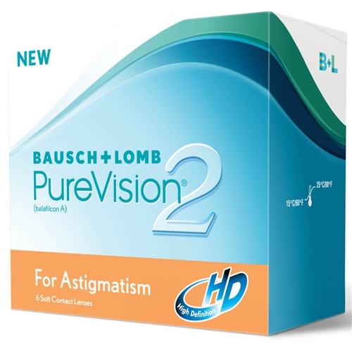 Purevision 2HD for Astigmatism Contacts 6 pack