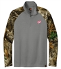 RUSSELL OUTDOORSâ„¢ REALTREEÂ® COLORBLOCK PERFORMANCE 1/4-ZIP