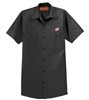 RED CAPÂ® MENâ€™S SHORT SLEEVE TWILL WORK SHIRT