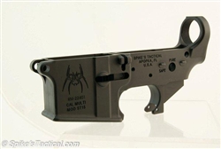 Spikes Tactical Lower (Multi) Forged Spider - Fire/Safe Markings