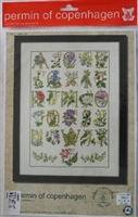 Permin of Copenhagen - Sampler - Flower ABC