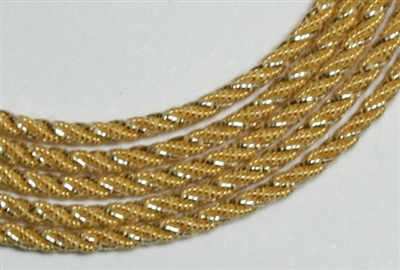 390-065 - Medium Grecian Twists - Gilt - Per yard