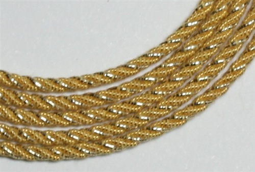 390-070-18 - Large Grecian Twists - Gilt - Per 18"