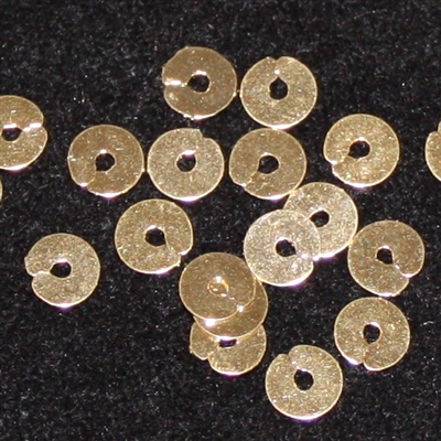 395-010 - 2mm Spangles - Gilt - Per gram