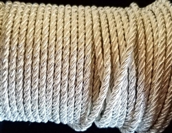 490-070: Large Grecian Twists - Silver Plated - Per yard