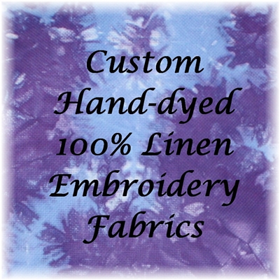 Custom Colored Fabrics - 100% Linen Evenweaves