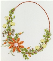 African Daisy Wreath - EdMar print #1037