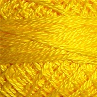 Valdani Perle Cotton Color #1310 - Bright Yellow