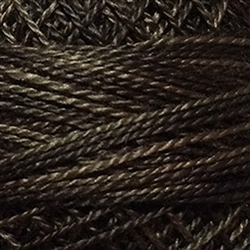 Valdani Perle Cotton Color #O548 - Blackened Khaki Brown