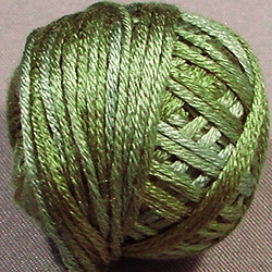 Valdani 6-Strand Silk Floss Color #O519 - Green Olives