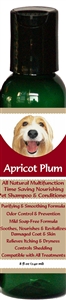 All Natural Time Saving Pet Shampoo & Conditioner Apricot Plum