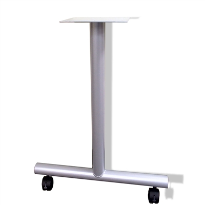 Table leg T casters 24D