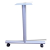 Table leg T casters 30D