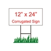 12" x 24" Custom Coroplast Yard Sign