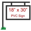 18" x 30" Custom PVC Sign