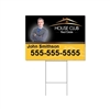 Custom Coroplast 18" x 24" Sign and H-Stake Bundle