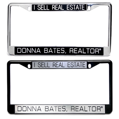 Personalized License Plate Frames