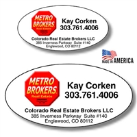 Custom Oval Labels