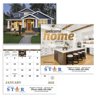 Welcome Home - Full Size Calendar